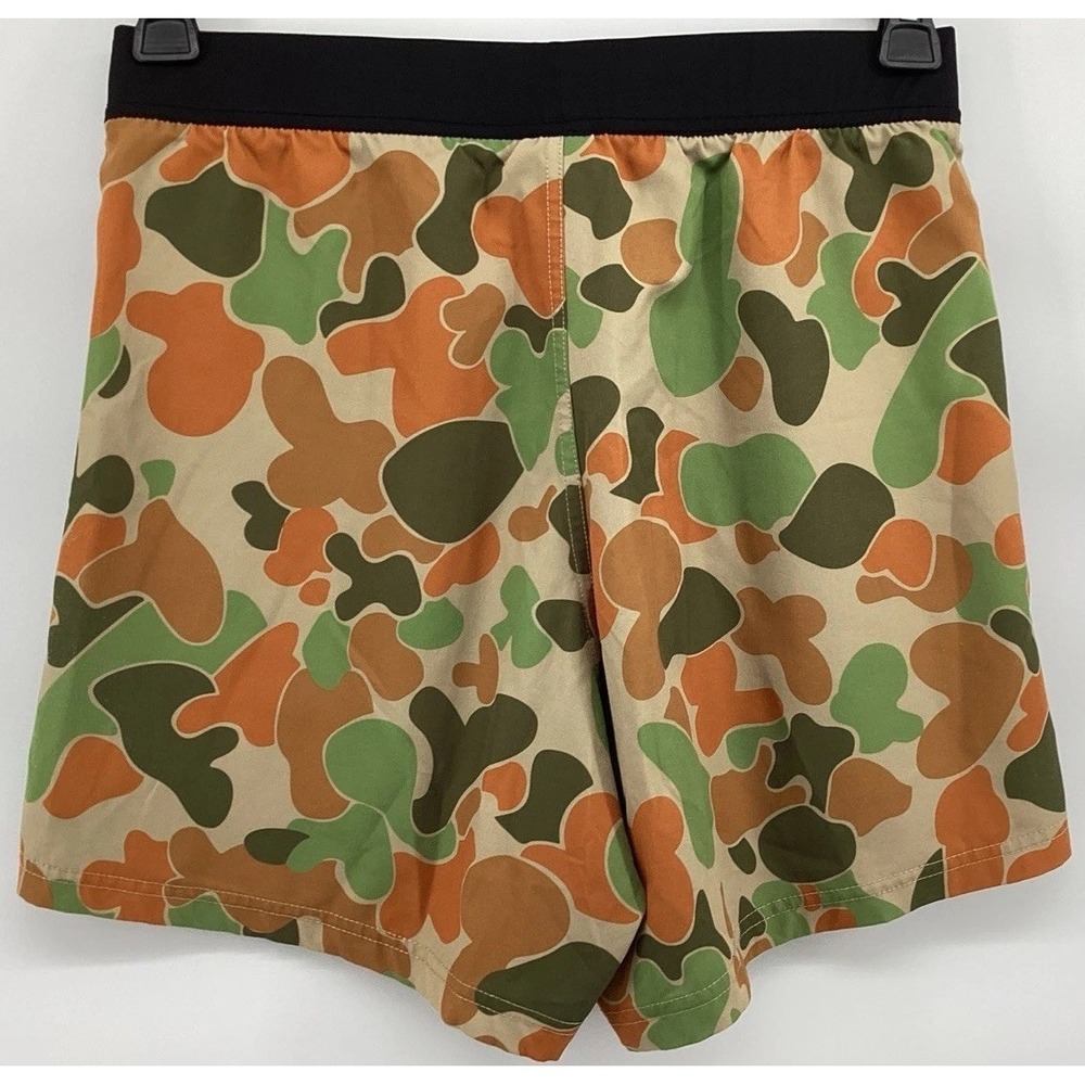 Tachuntfish Shorts men's Medium Green Camo Athletic Old Skool AUS Linerless - Picture 4 of 8